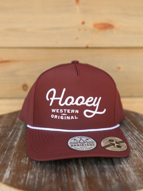 OG Hooey Maroon Hat-Hat-Crooked Horn Company, Online Women's Fashion Boutique in San Tan Valley, Arizona 85140