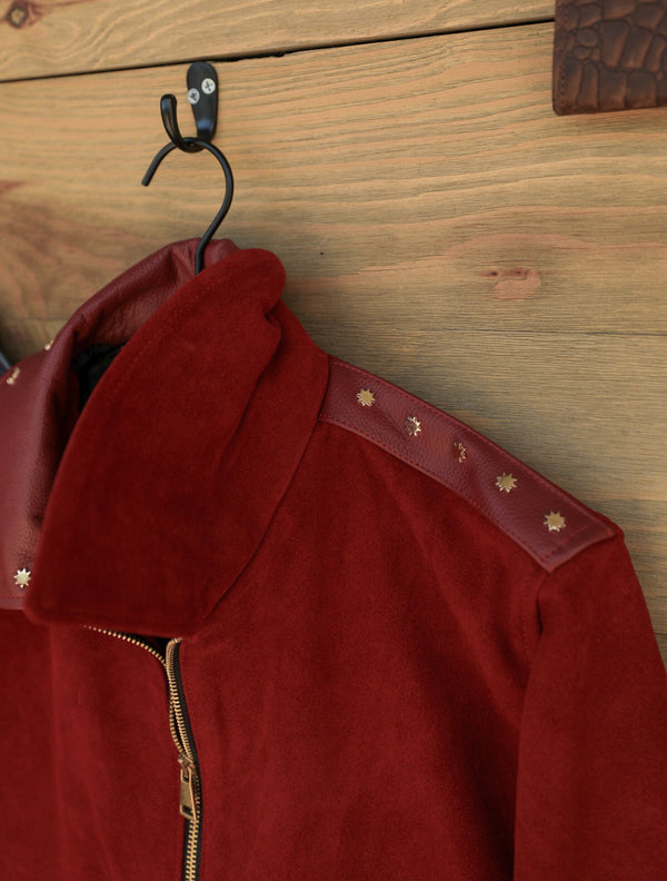 Ruby Red Rider Jacket-Jacket-Crooked Horn Company, Online Women's Fashion Boutique in San Tan Valley, Arizona 85140