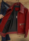 Ruby Red Rider Jacket-Jacket-Crooked Horn Company, Online Women's Fashion Boutique in San Tan Valley, Arizona 85140