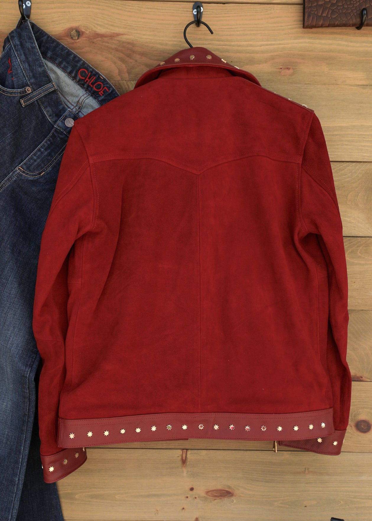 Ruby Red Rider Jacket-Jacket-Crooked Horn Company, Online Women's Fashion Boutique in San Tan Valley, Arizona 85140