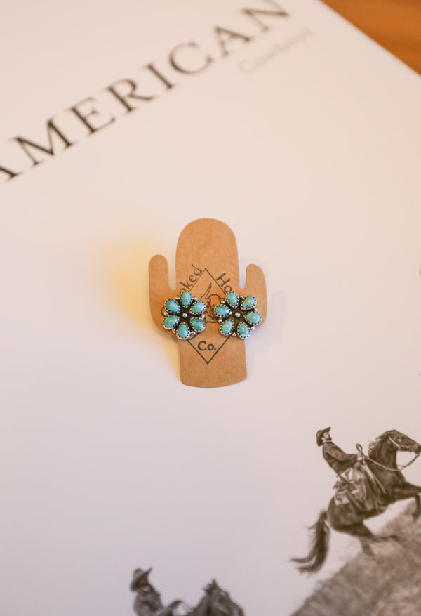 Daisy Floral Earrings-Jewelry-Crooked Horn Company, Online Women's Fashion Boutique in San Tan Valley, Arizona 85140