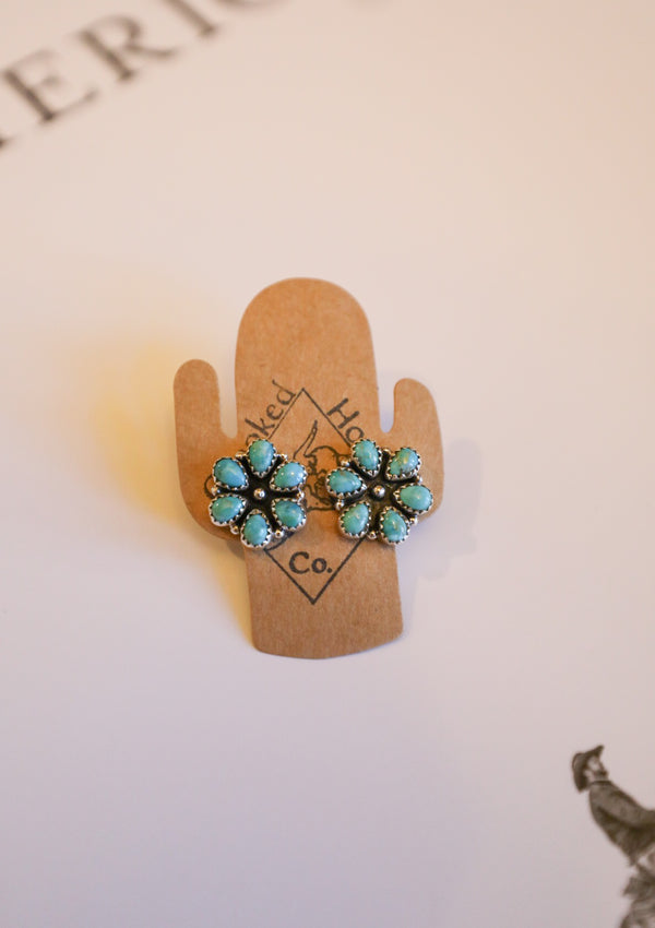 Daisy Floral Earrings-Jewelry-Crooked Horn Company, Online Women's Fashion Boutique in San Tan Valley, Arizona 85140