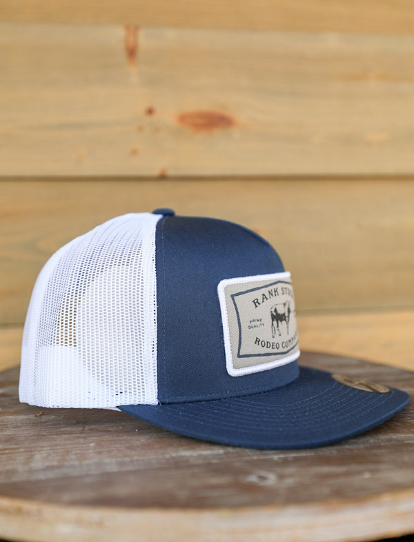 Rank Stock Navy Hat-Hat-Crooked Horn Company, Online Women's Fashion Boutique in San Tan Valley, Arizona 85140