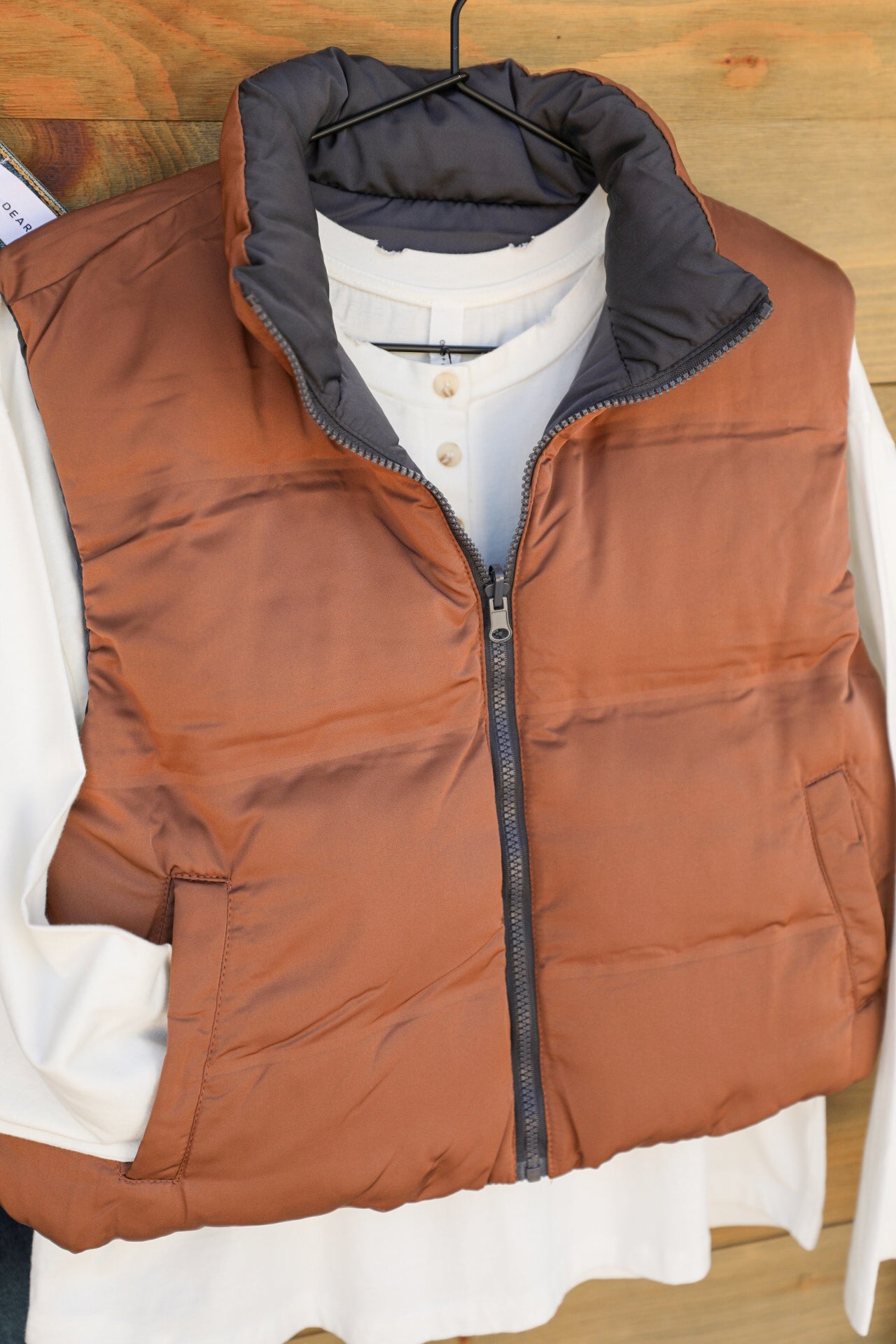 Issey Reversible Vest-Jacket-Crooked Horn Company, Online Women's Fashion Boutique in San Tan Valley, Arizona 85140