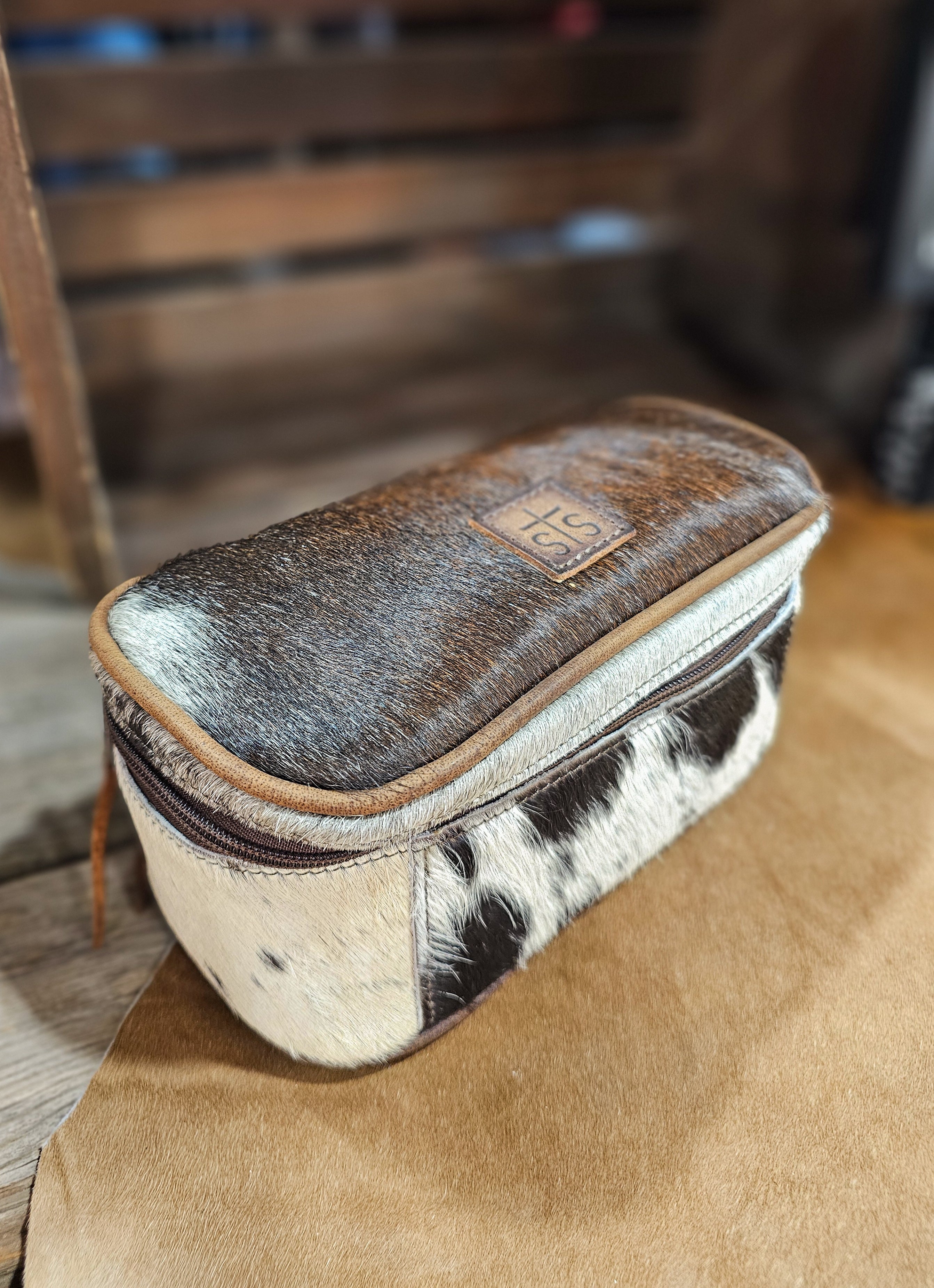 Cowhide Jewelry Organizer-Purses/Bags-Crooked Horn Company, Online Women's Fashion Boutique in San Tan Valley, Arizona 85140
