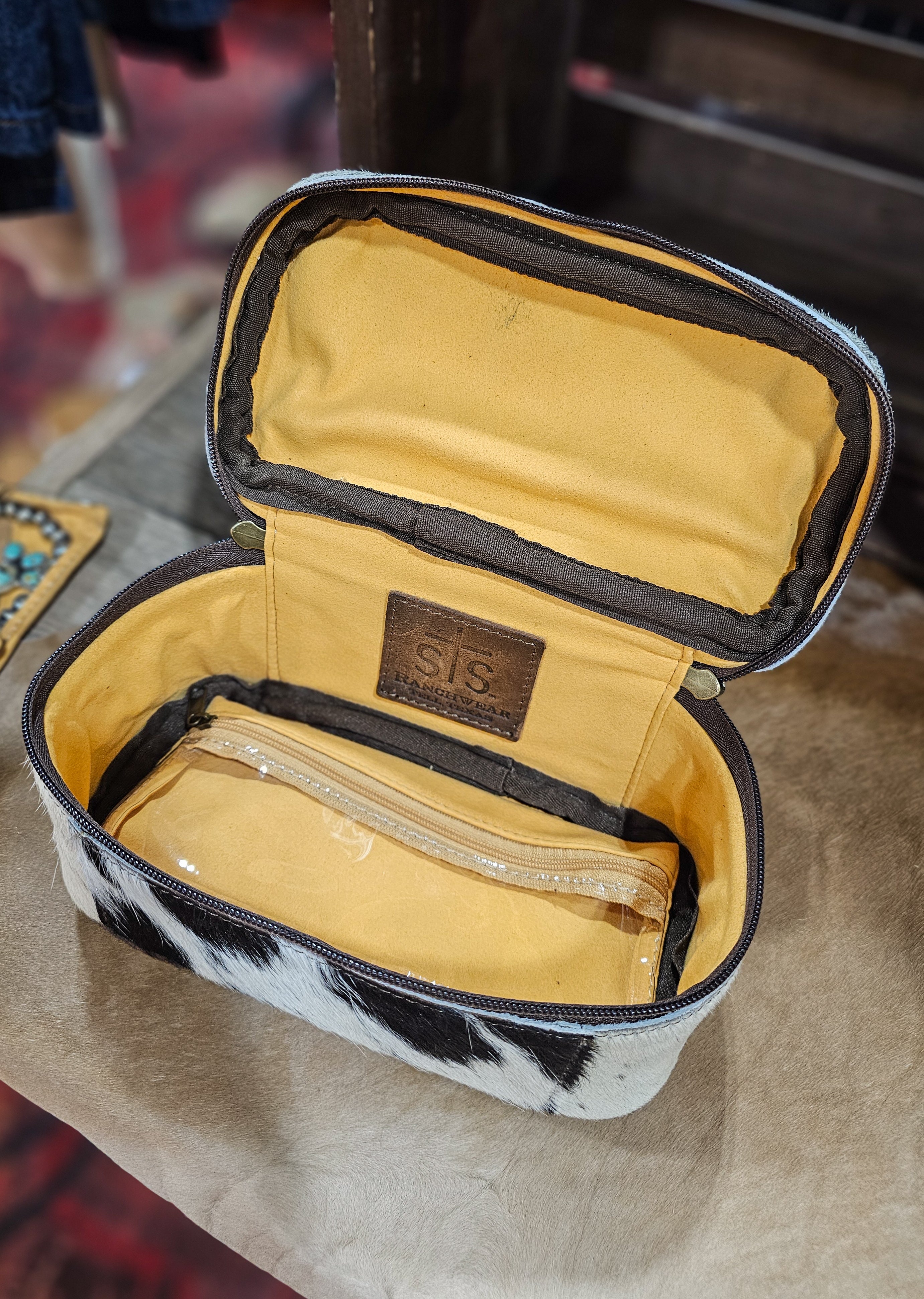 Cowhide Jewelry Organizer-Purses/Bags-Crooked Horn Company, Online Women's Fashion Boutique in San Tan Valley, Arizona 85140