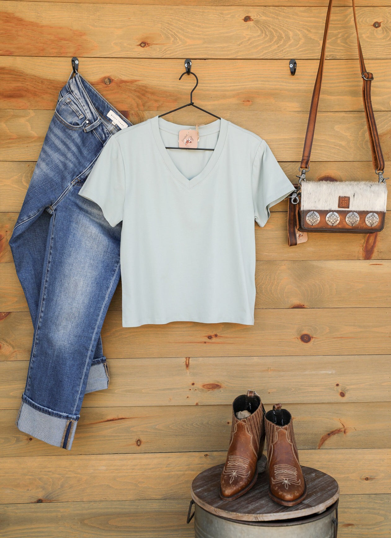 Amaya Top-Shirts-Crooked Horn Company, Online Women's Fashion Boutique in San Tan Valley, Arizona 85140