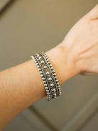 Triple Ball Cuff Bracelet-Jewelry-Crooked Horn Company, Online Women's Fashion Boutique in San Tan Valley, Arizona 85140
