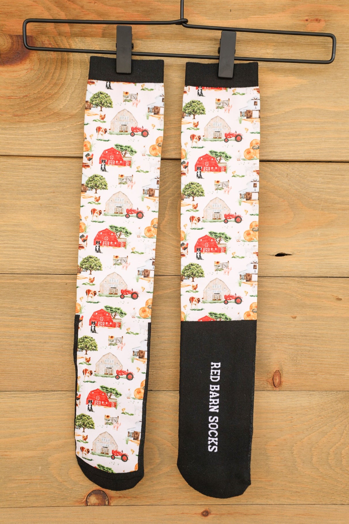 Farm Life Socks-Accessories-Crooked Horn Company, Online Women's Fashion Boutique in San Tan Valley, Arizona 85140