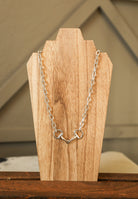 Snaffle Bit Chain Necklace-Jewelry-Crooked Horn Company, Online Women's Fashion Boutique in San Tan Valley, Arizona 85140