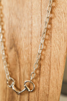 Snaffle Bit Chain Necklace-Jewelry-Crooked Horn Company, Online Women's Fashion Boutique in San Tan Valley, Arizona 85140