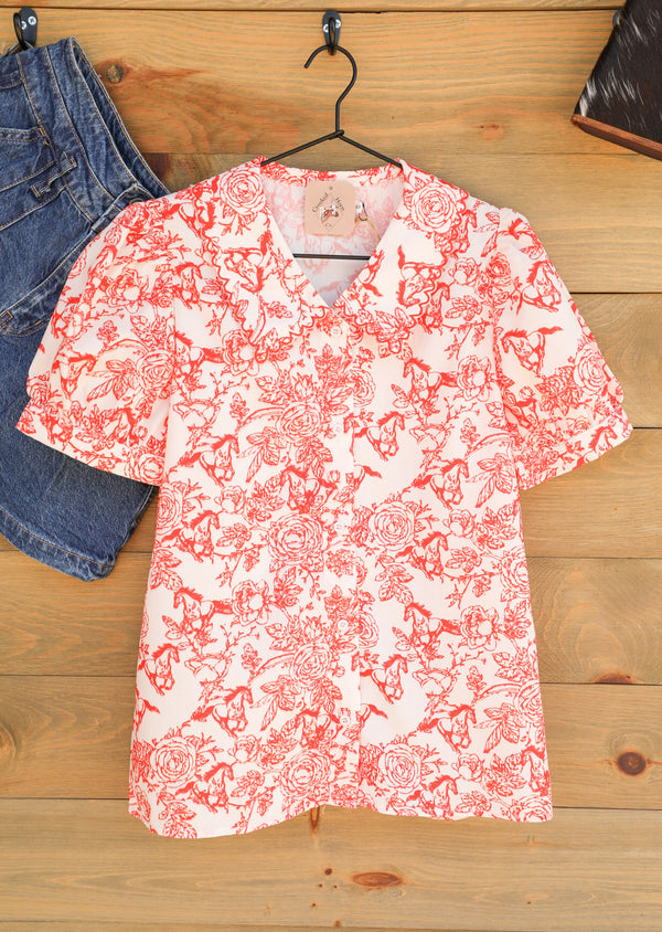 Rojo Top-Shirts-Crooked Horn Company, Online Women's Fashion Boutique in San Tan Valley, Arizona 85140
