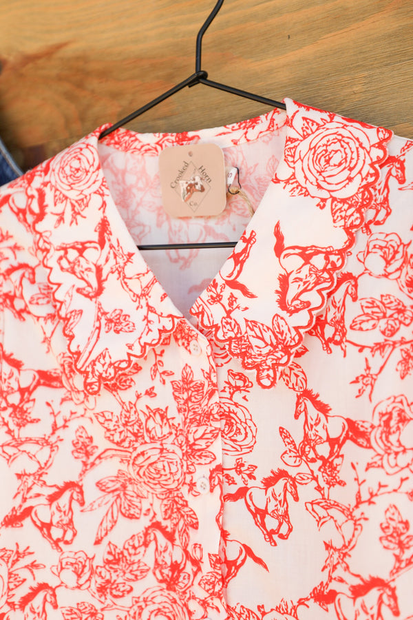 Rojo Top-Shirts-Crooked Horn Company, Online Women's Fashion Boutique in San Tan Valley, Arizona 85140