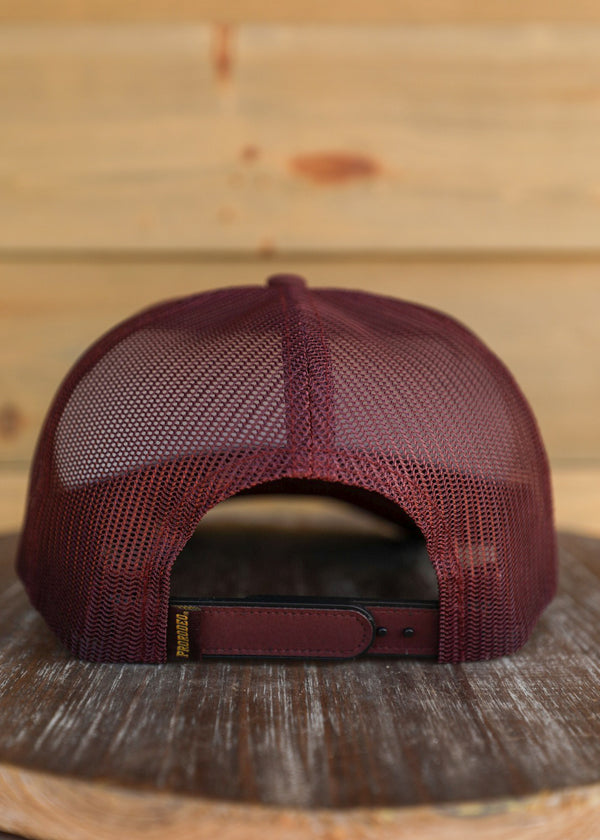 PRCA Maroon Hat-Accessories-Crooked Horn Company, Online Women's Fashion Boutique in San Tan Valley, Arizona 85140