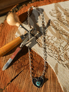 Shadow Heart Necklace-Jewelry-Crooked Horn Company, Online Women's Fashion Boutique in San Tan Valley, Arizona 85140