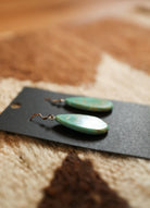 Turquoise Slab Earrings-Jewelry-Crooked Horn Company, Online Women's Fashion Boutique in San Tan Valley, Arizona 85140