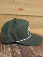 Mark Out Green Hat-Accessories-Crooked Horn Company, Online Women's Fashion Boutique in San Tan Valley, Arizona 85140