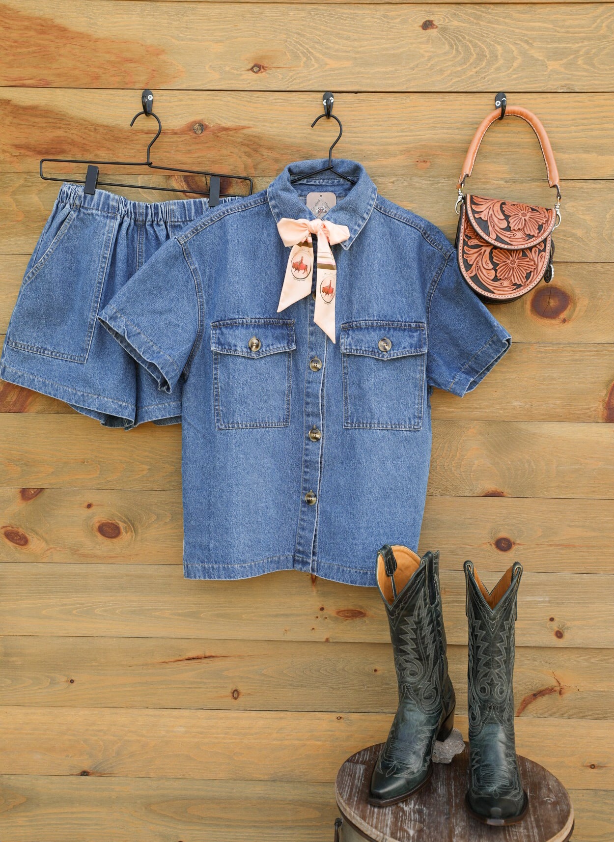 Butler Short Set-Crooked Horn Company, Online Women's Fashion Boutique in San Tan Valley, Arizona 85140