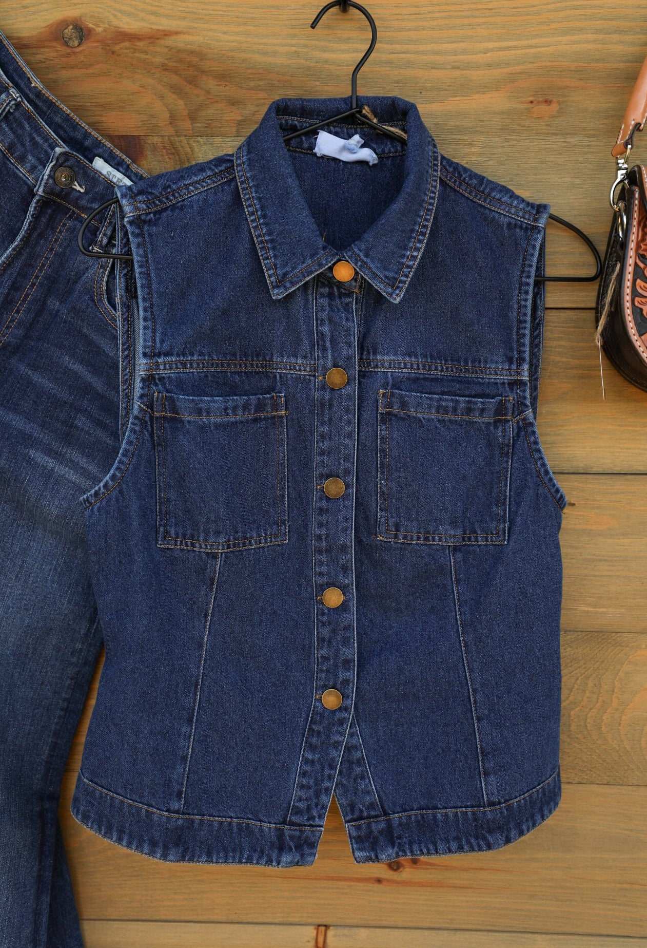 Wall Vest-Shirts-Crooked Horn Company, Online Women's Fashion Boutique in San Tan Valley, Arizona 85140