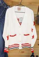 Stars & Stripes Cardigan-Jacket-Crooked Horn Company, Online Women's Fashion Boutique in San Tan Valley, Arizona 85140