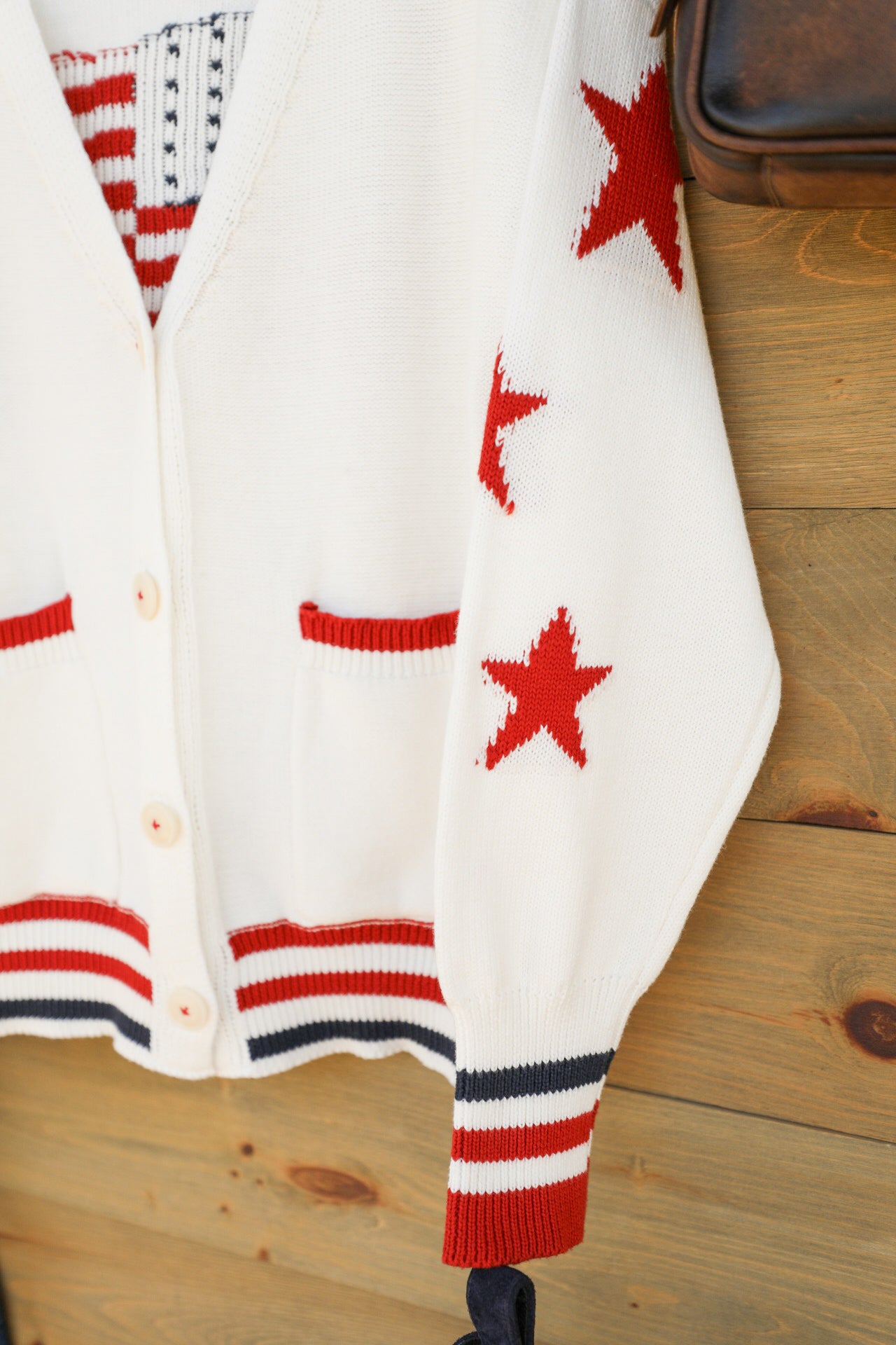 Stars & Stripes Cardigan-Jacket-Crooked Horn Company, Online Women's Fashion Boutique in San Tan Valley, Arizona 85140