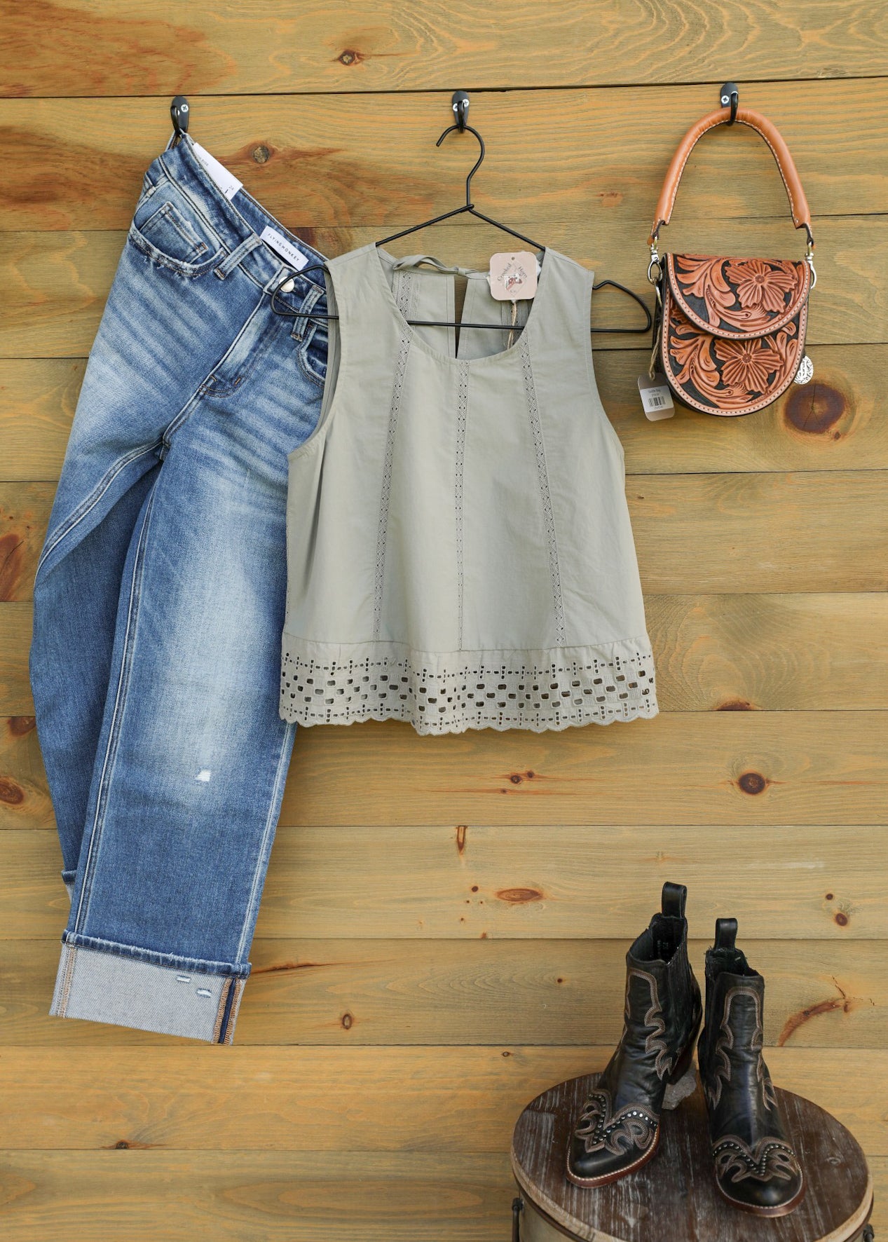 Preston Top-Crooked Horn Company, Online Women's Fashion Boutique in San Tan Valley, Arizona 85140