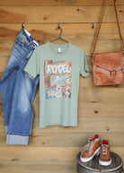 Arizona Pennant Patch Tee-Crooked Horn Company, Online Women's Fashion Boutique in San Tan Valley, Arizona 85140