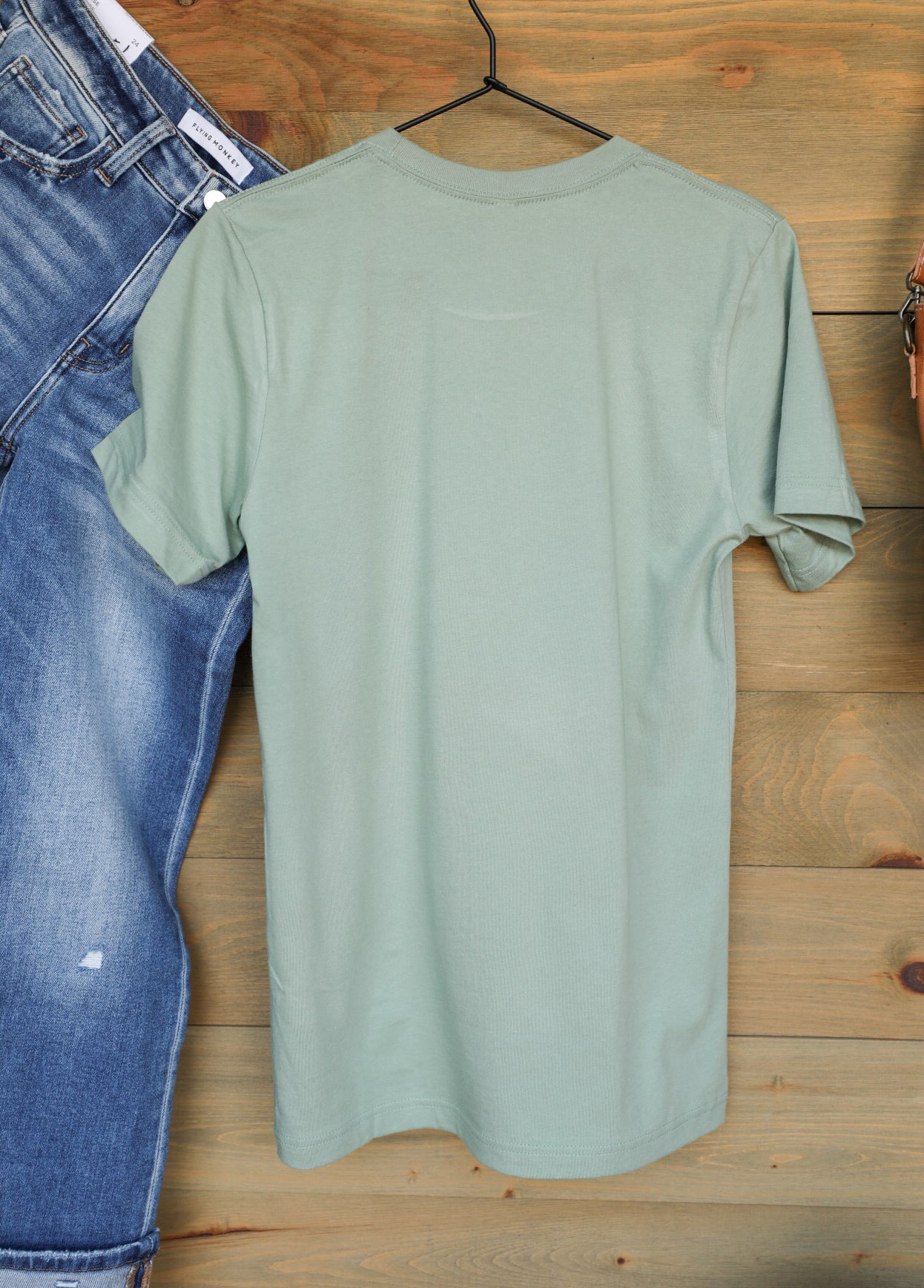 Arizona Pennant Patch Tee-Crooked Horn Company, Online Women's Fashion Boutique in San Tan Valley, Arizona 85140