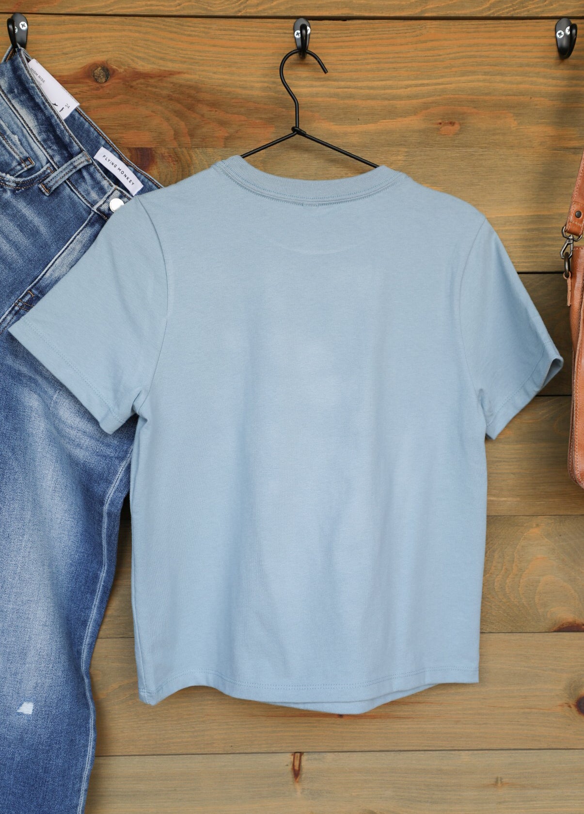 True Blue Cowboy Tee-Crooked Horn Company, Online Women's Fashion Boutique in San Tan Valley, Arizona 85140