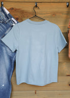 True Blue Cowboy Tee-Crooked Horn Company, Online Women's Fashion Boutique in San Tan Valley, Arizona 85140