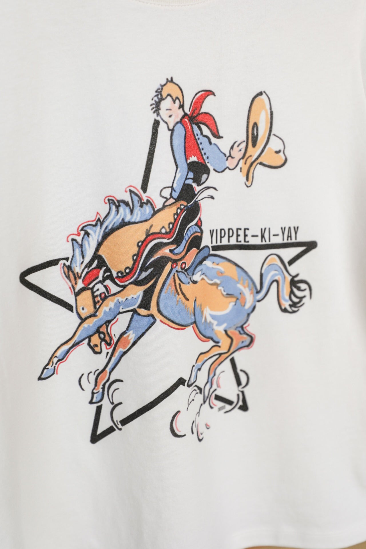 Yippie Ki Yay Star Tee-Crooked Horn Company, Online Women's Fashion Boutique in San Tan Valley, Arizona 85140