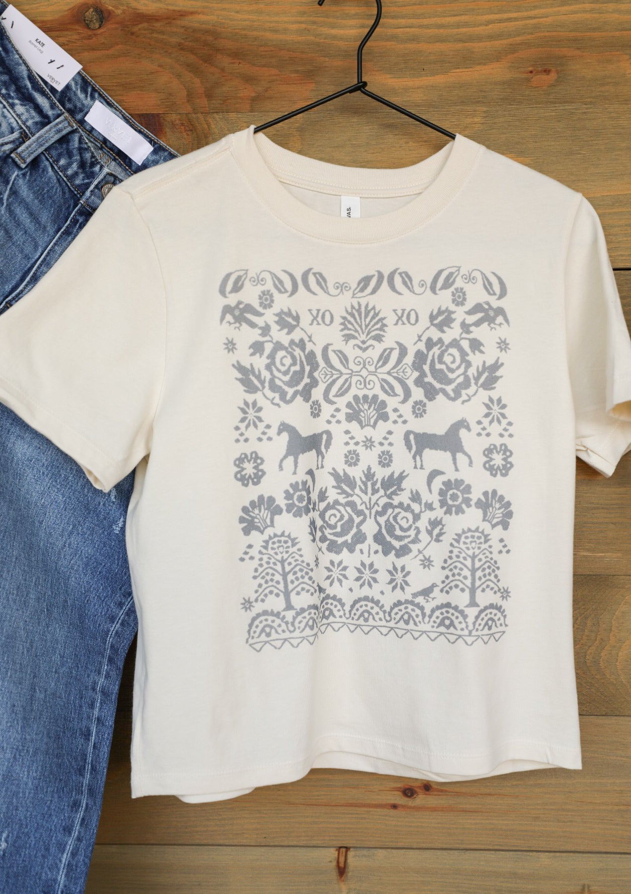 Coverlet Tee-Crooked Horn Company, Online Women's Fashion Boutique in San Tan Valley, Arizona 85140