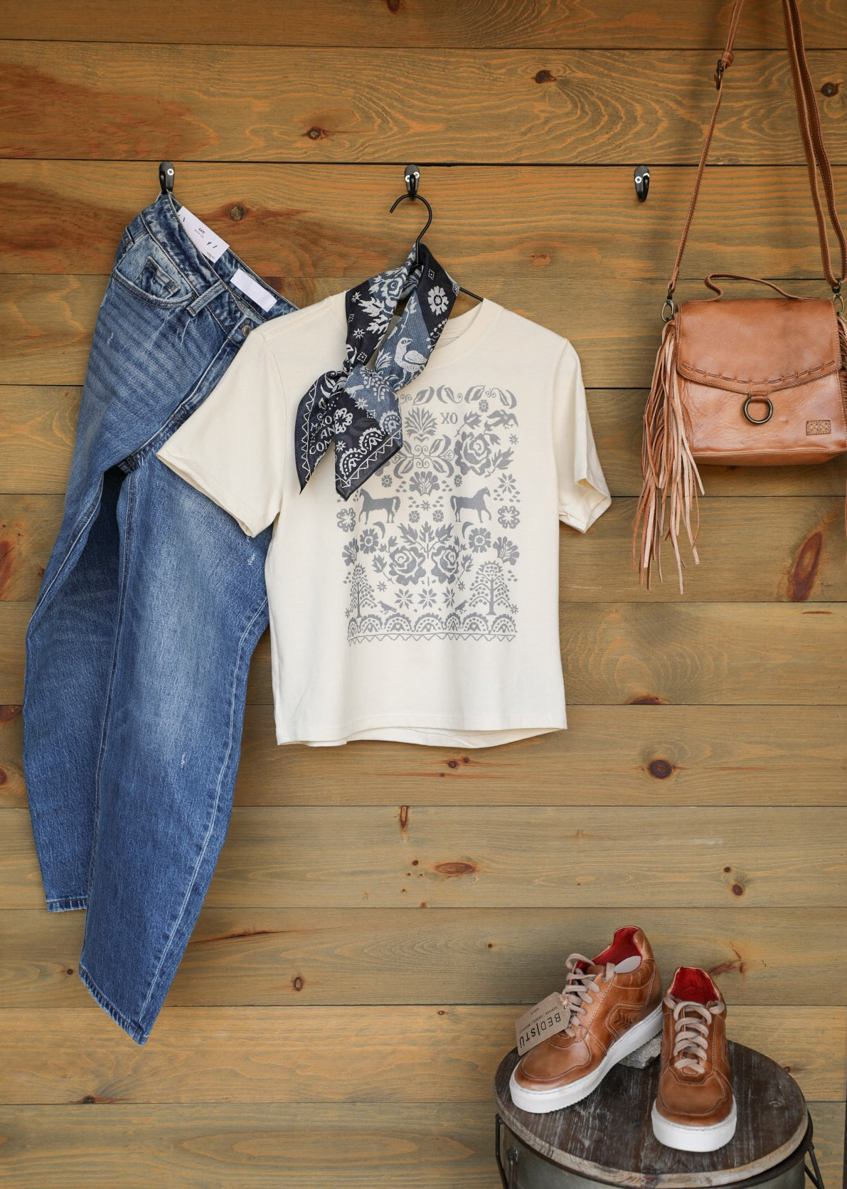 Coverlet Tee-Crooked Horn Company, Online Women's Fashion Boutique in San Tan Valley, Arizona 85140