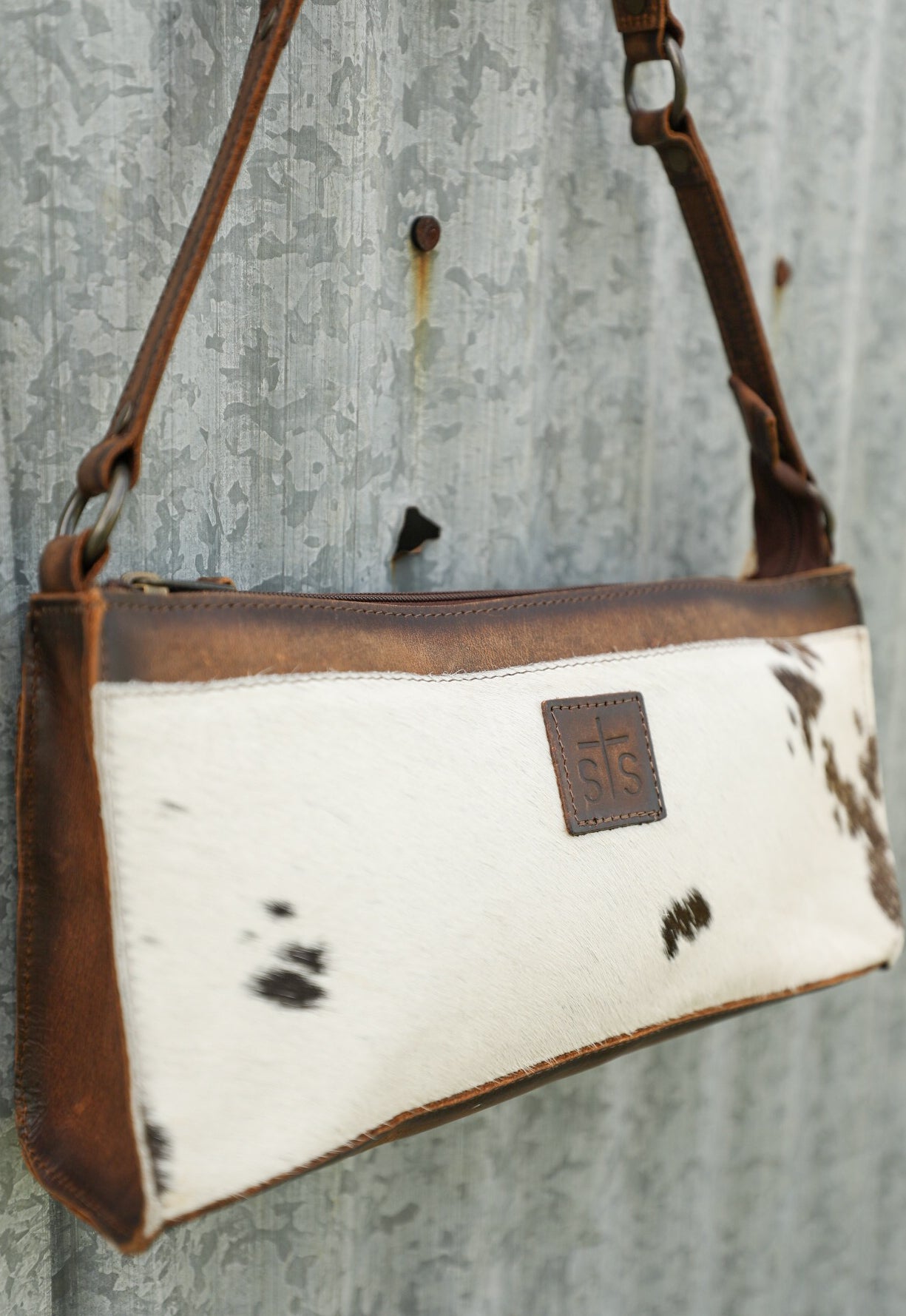 Cowhide Bailey Bag-Purses/Bags-Crooked Horn Company, Online Women's Fashion Boutique in San Tan Valley, Arizona 85140