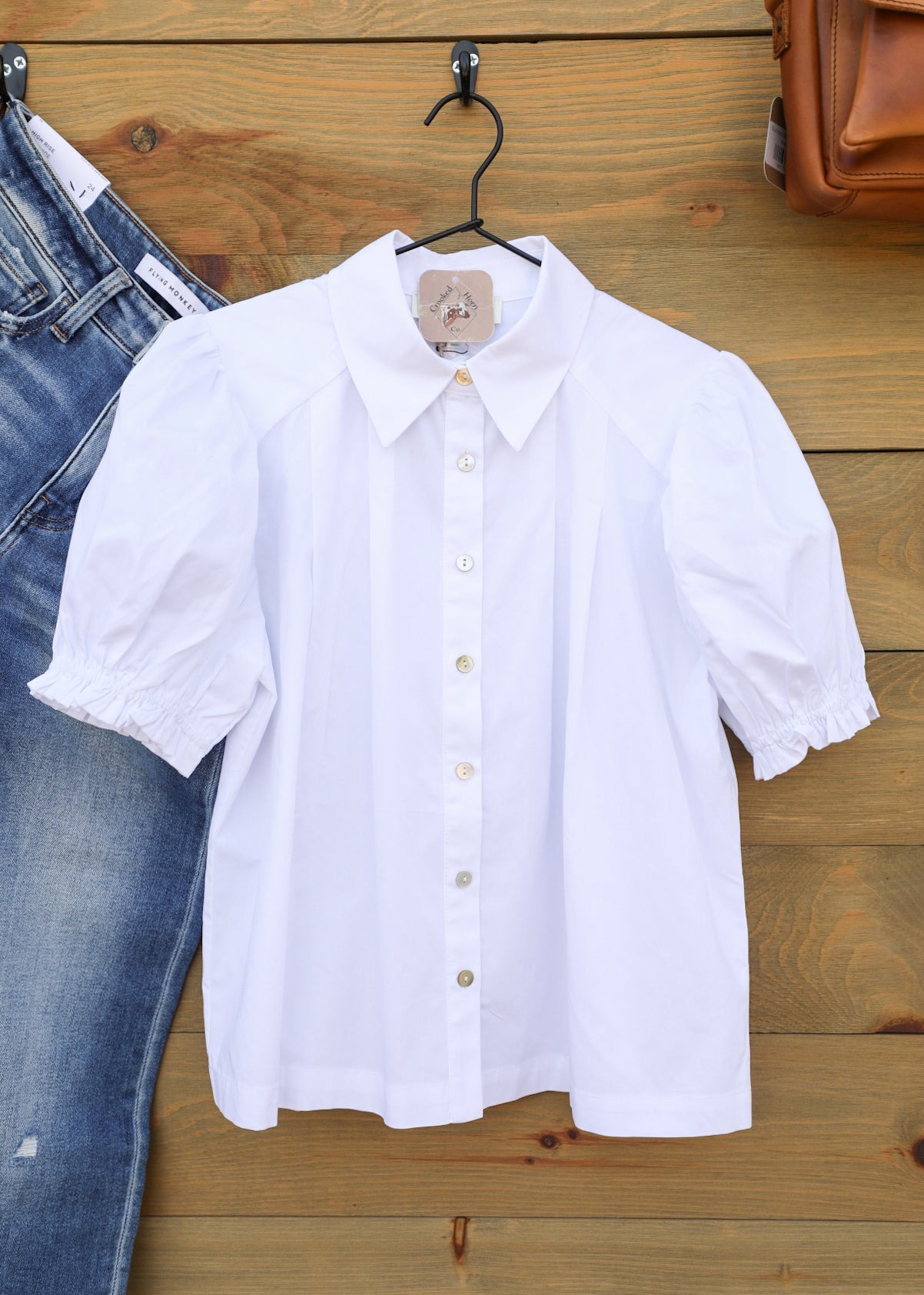 White River Top-Shirts-Crooked Horn Company, Online Women's Fashion Boutique in San Tan Valley, Arizona 85140