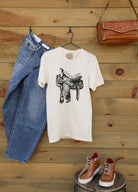 Back in the Saddle Tee-Graphic Tee-Crooked Horn Company, Online Women's Fashion Boutique in San Tan Valley, Arizona 85140