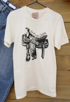 Back in the Saddle Tee-Graphic Tee-Crooked Horn Company, Online Women's Fashion Boutique in San Tan Valley, Arizona 85140