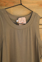 Cleo Tank Top Vineyard-Shirts-Crooked Horn Company, Online Women's Fashion Boutique in San Tan Valley, Arizona 85140