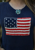 Stars & Stripes Top-Shirts-Crooked Horn Company, Online Women's Fashion Boutique in San Tan Valley, Arizona 85140