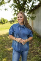 Tabor Top-Shirts-Crooked Horn Company, Online Women's Fashion Boutique in San Tan Valley, Arizona 85140
