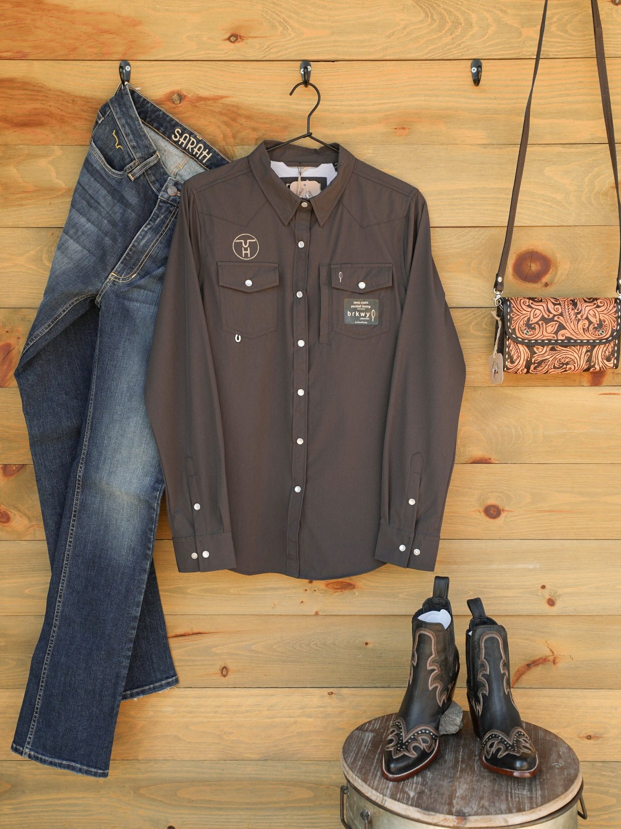 The Trailblazer Top-Shirts-Crooked Horn Company, Online Women's Fashion Boutique in San Tan Valley, Arizona 85140