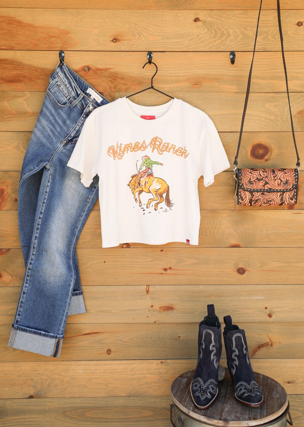 Lucky B Rodee-Oh Top-Graphic Tee-Crooked Horn Company, Online Women's Fashion Boutique in San Tan Valley, Arizona 85140