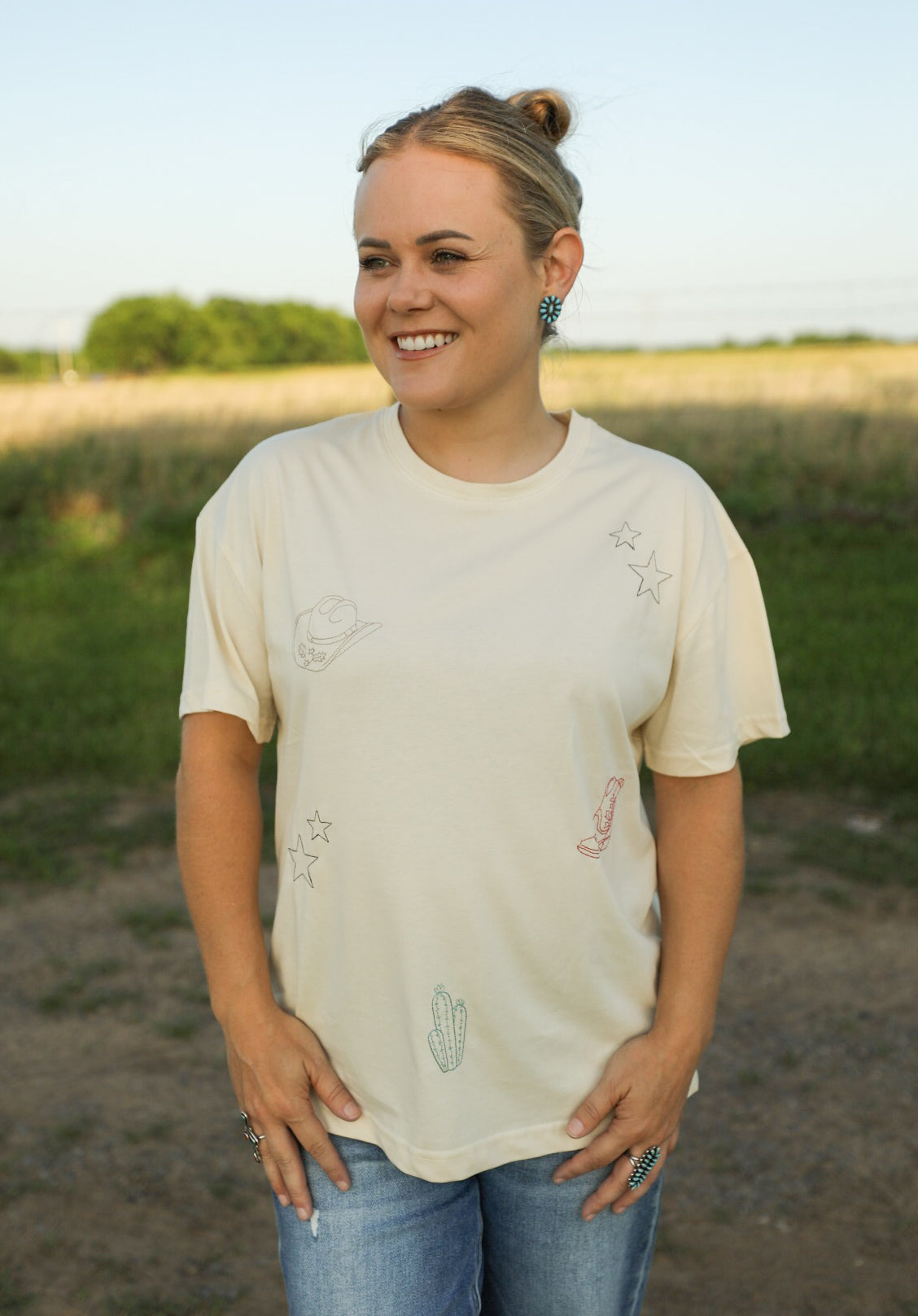 Buffalo Top-Shirts-Crooked Horn Company, Online Women's Fashion Boutique in San Tan Valley, Arizona 85140