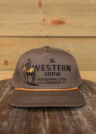 Western Show Brown Hat-Accessories-Crooked Horn Company, Online Women's Fashion Boutique in San Tan Valley, Arizona 85140