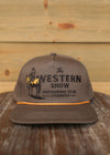 Western Show Brown Hat-Crooked Horn Company, Online Women's Fashion Boutique in San Tan Valley, Arizona 85140