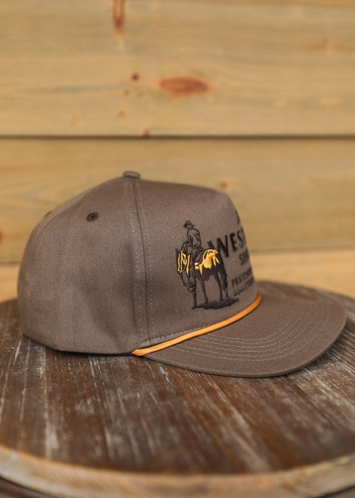 Western Show Brown Hat-Crooked Horn Company, Online Women's Fashion Boutique in San Tan Valley, Arizona 85140