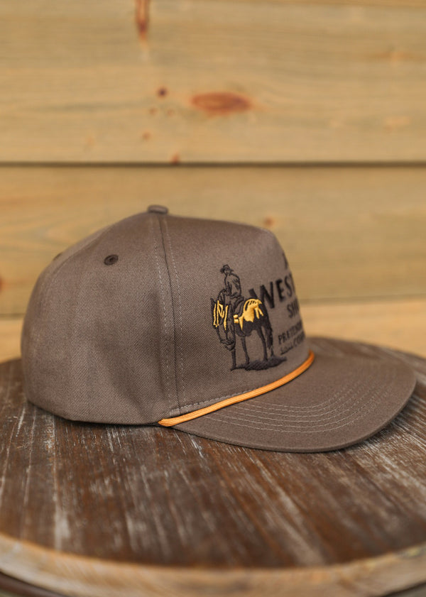 Western Show Brown Hat-Crooked Horn Company, Online Women's Fashion Boutique in San Tan Valley, Arizona 85140