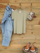 Shoshoni Top-Shirts-Crooked Horn Company, Online Women's Fashion Boutique in San Tan Valley, Arizona 85140