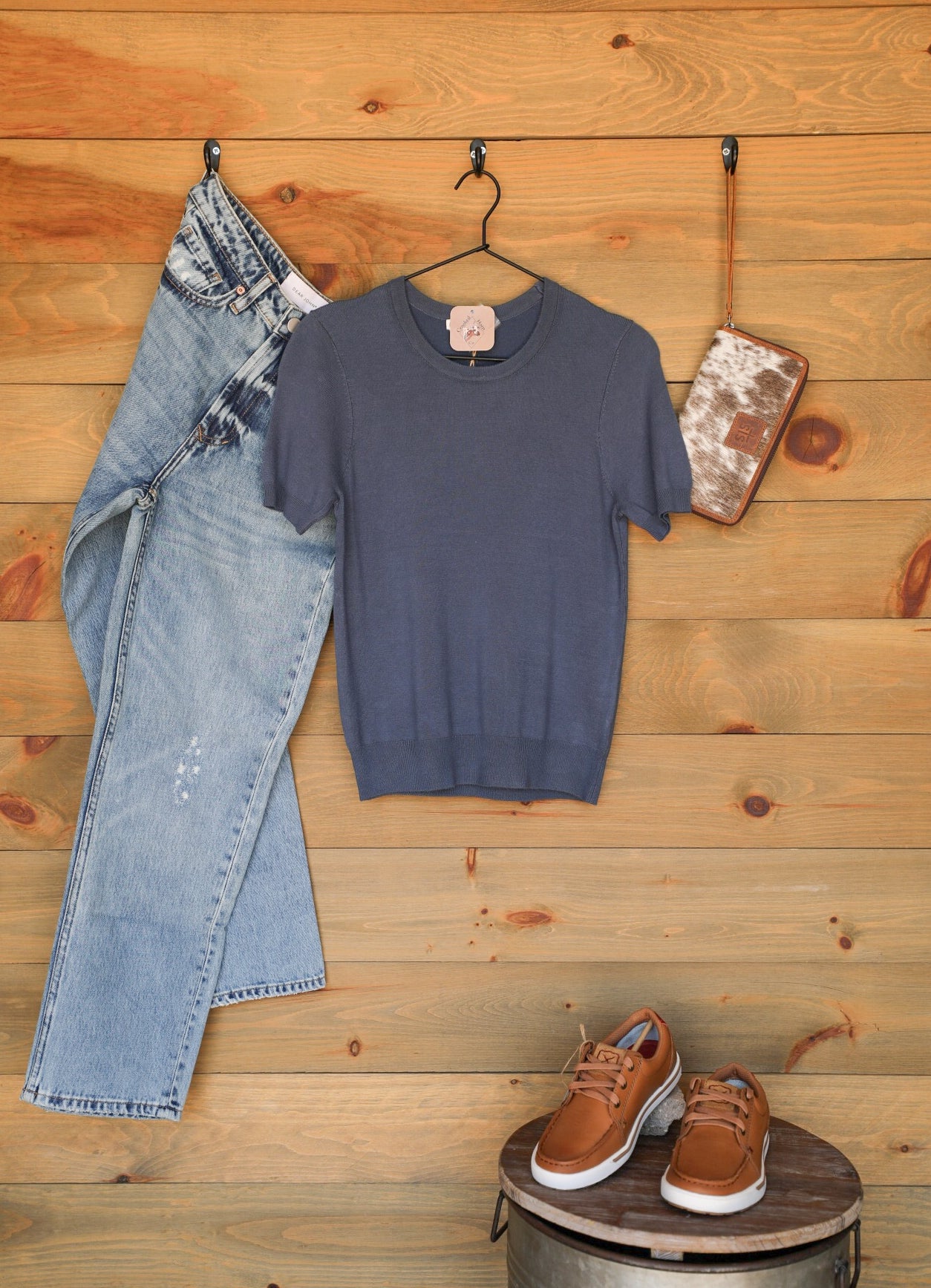 Sinclair Top-Shirts-Crooked Horn Company, Online Women's Fashion Boutique in San Tan Valley, Arizona 85140