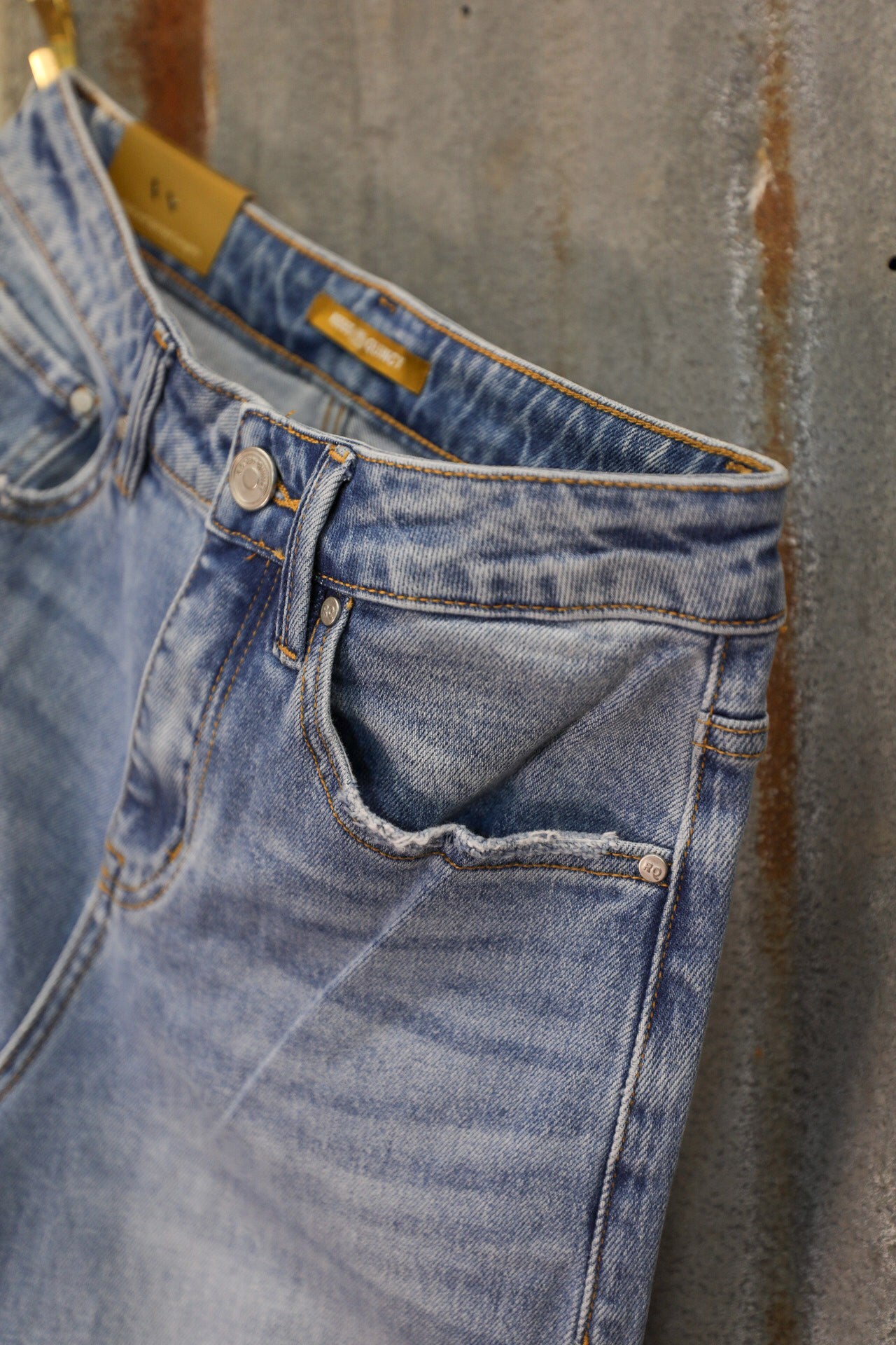 Rowdy Rose Cuff Jeans-Pants-Crooked Horn Company, Online Women's Fashion Boutique in San Tan Valley, Arizona 85140